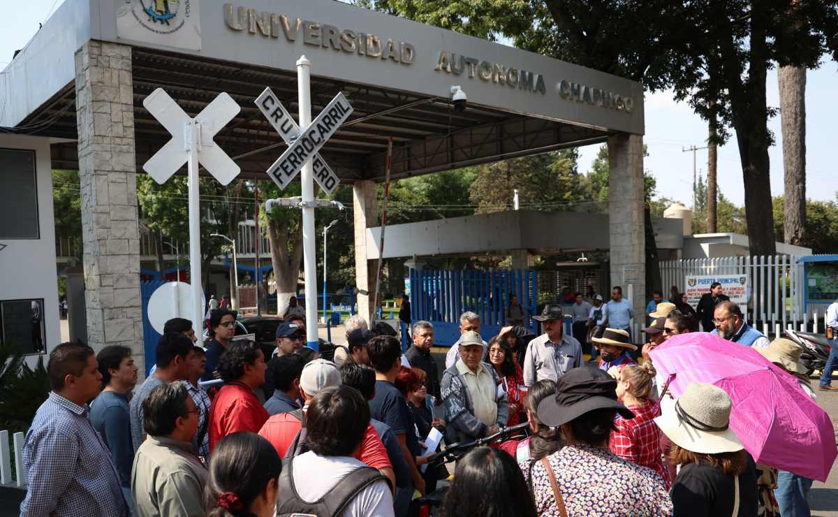 ¡Exigen lo justo! Académicos de Chapingo se van a huelga por aumento salarial y jubilaciones