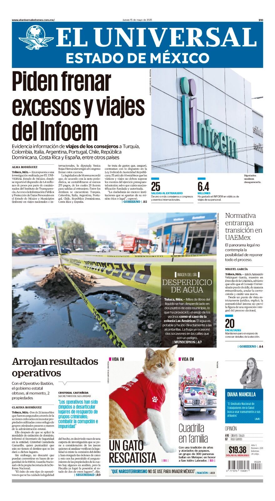 Portada Edomex 15 de mayo 2025