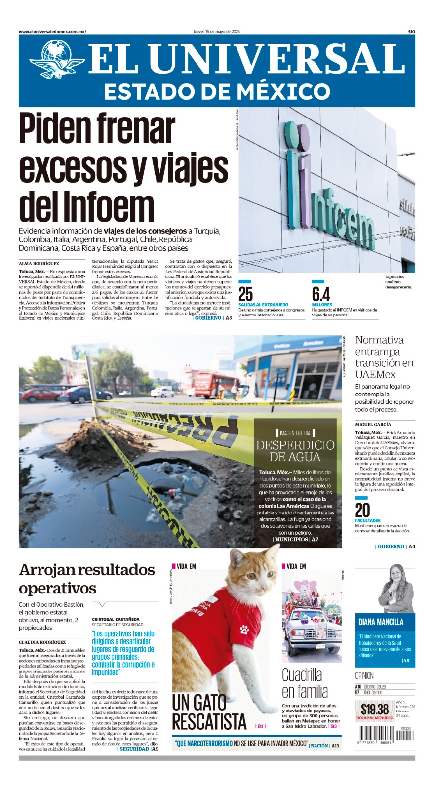 Portada Edomex 15 de mayo 2025