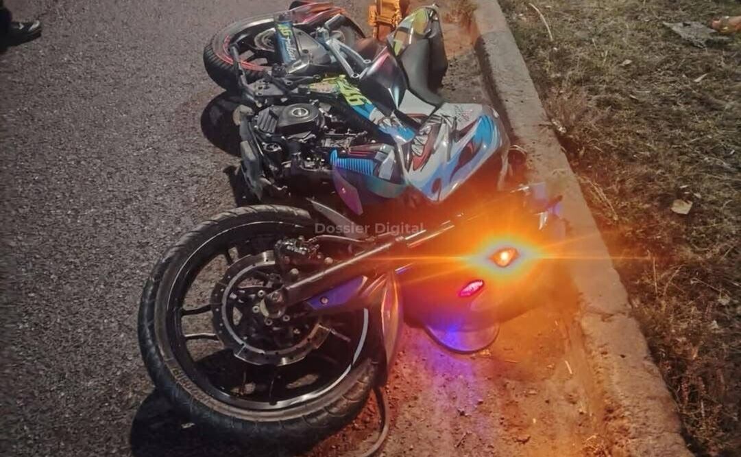 El conductor de una motocicleta perdió la vida durante la madrugada de este sábado / Foto Especial