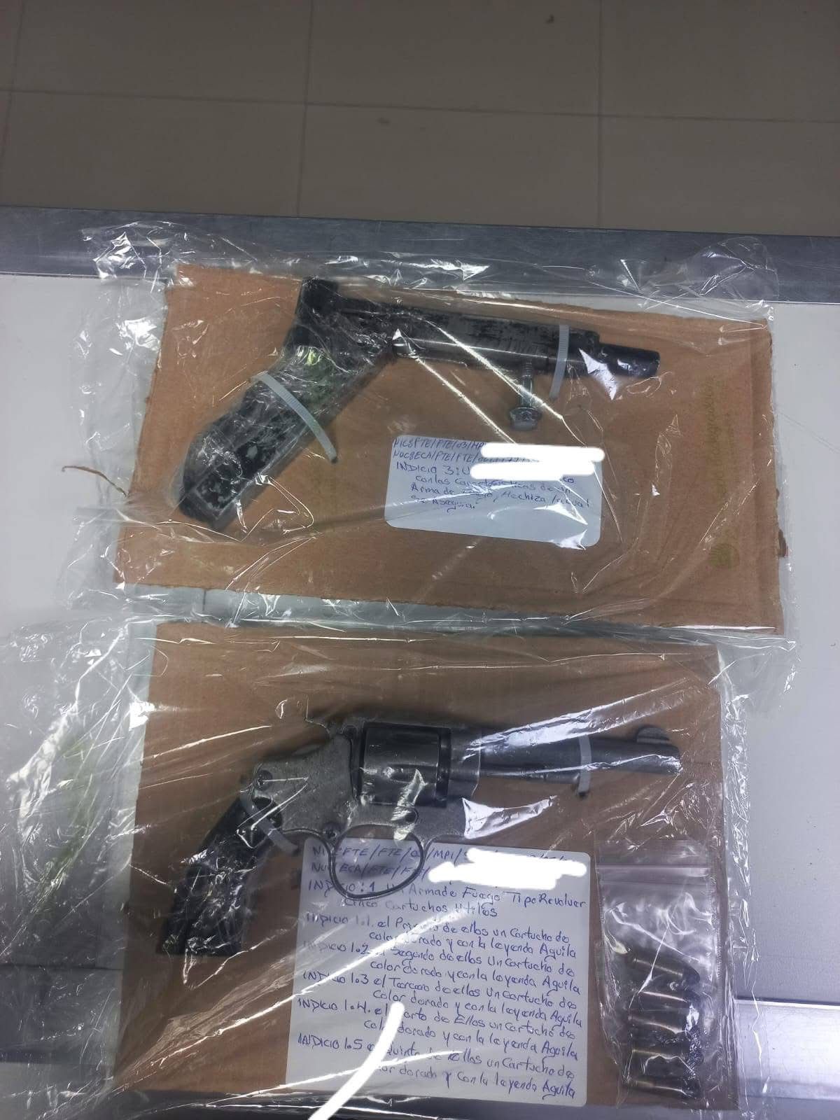 Portaban armas de fuego y cartuchos útiles / Foto Especial