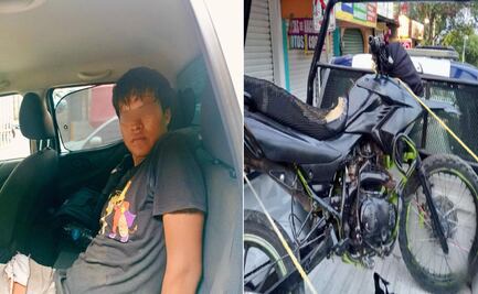 Detienen a menor de edad tras intentar robar una moto en Tepotzotlán