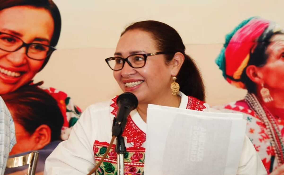 Azucena Cisneros Coss, alcaldesa electa de Ecatepec. Foto Especial.