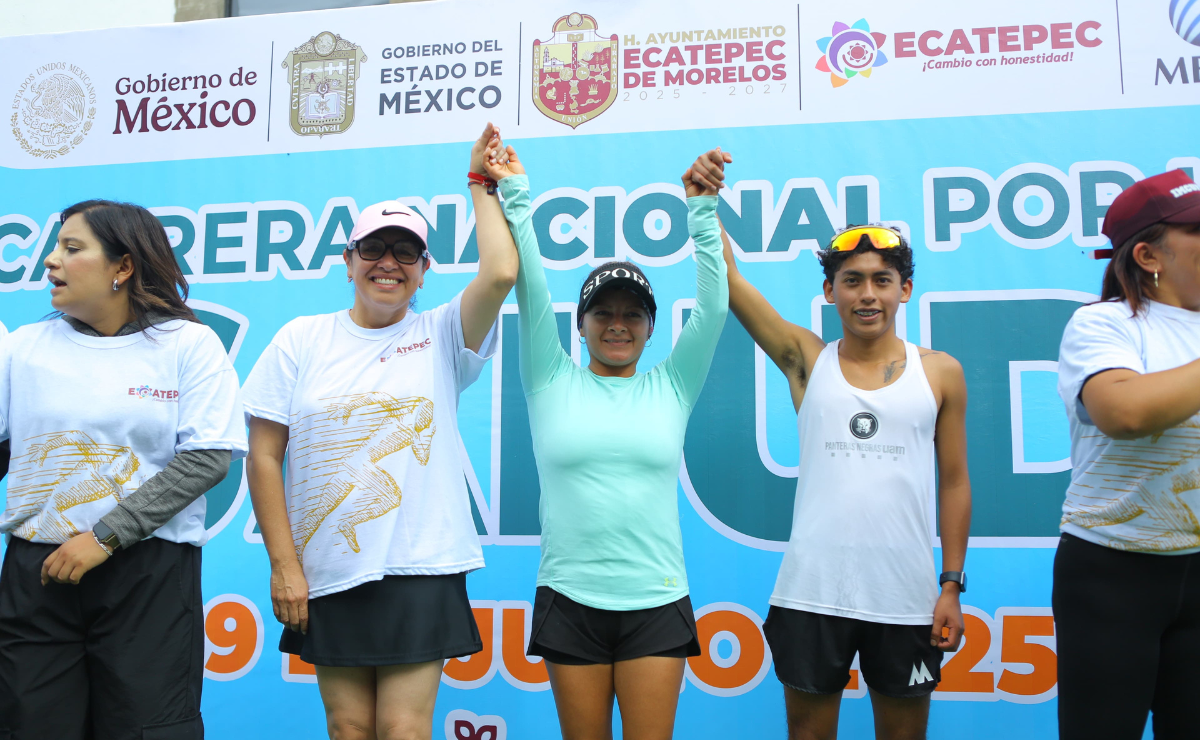 Más de mil personas en una carrera que une a familias por la salud y la paz. ¡Un gran paso contra las adicciones! Foto: Especial