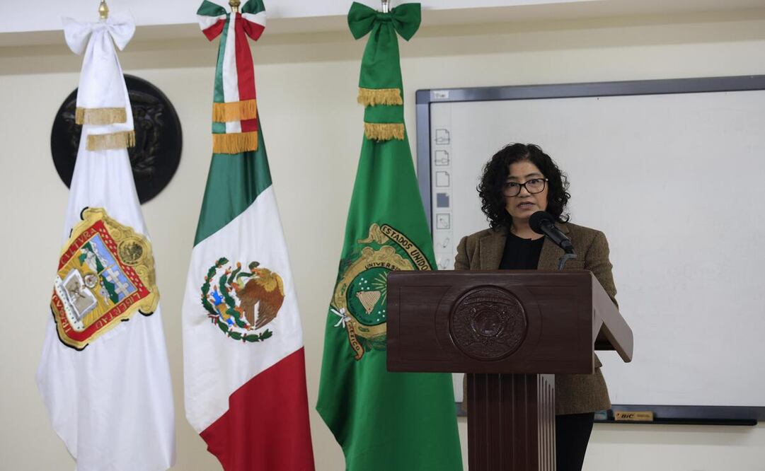 Patricia Zarza, rectora UAEMéx / Foto Arturo Hernández