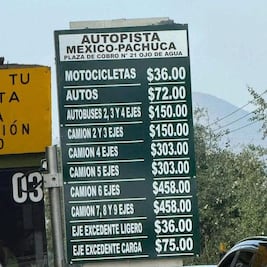 Aumento en peajes: Sorprenden nuevos costos en la México-Toluca y autopistas de CAPUFE