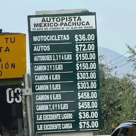 Aumento en peajes: Sorprenden nuevos costos en la México-Toluca y autopistas de CAPUFE