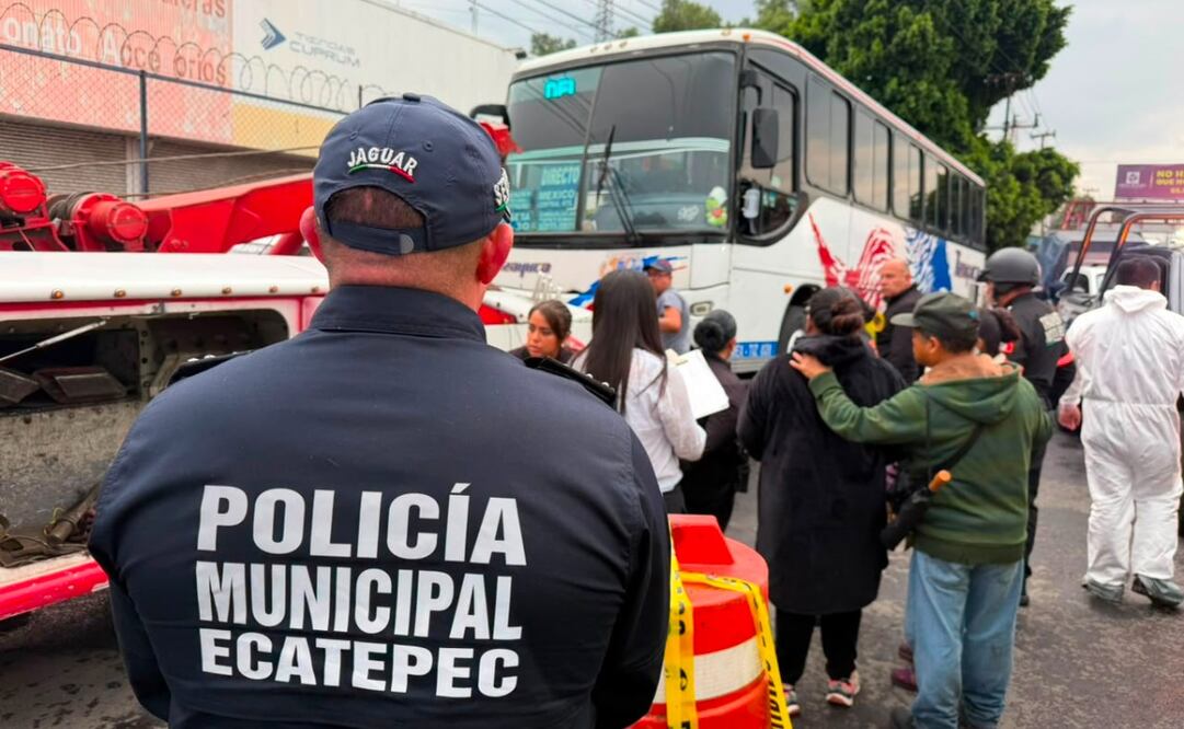 El carril confinado de la Vía Morelos fue el escenario del impacto entre la unidad de transporte público y el mototaxi. Foto Especial