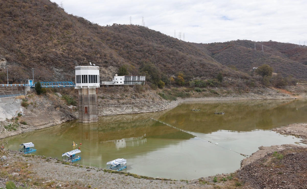 La presa de Valle de Bravo, el almacenamiento es de 207 millones de metros cúbicos. Foto: Jorge Alvarado