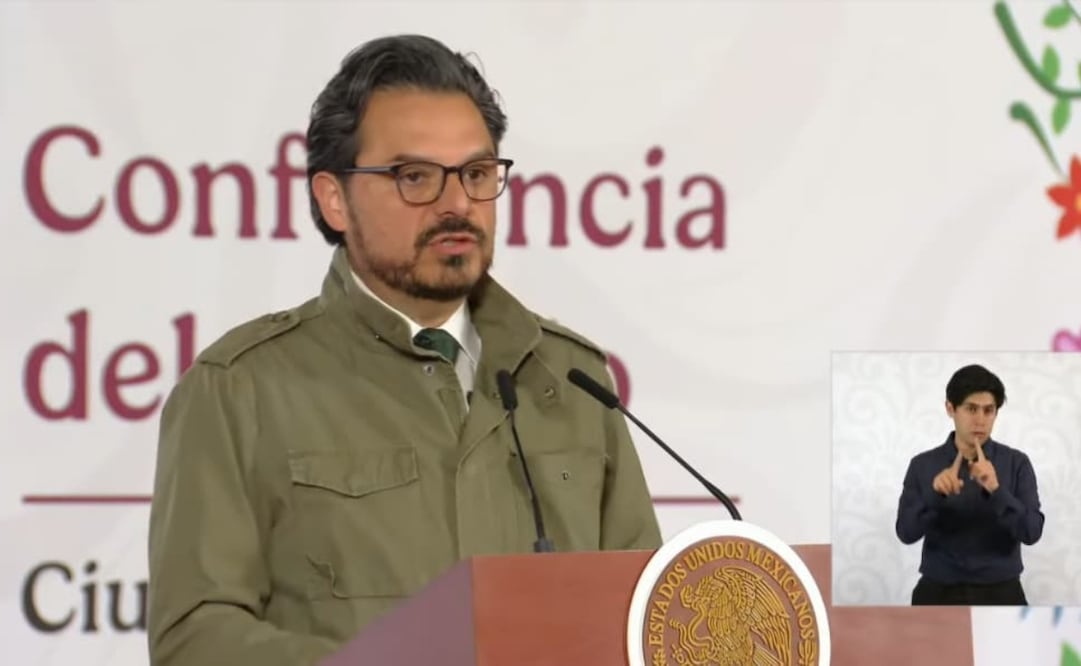 El director del IMSS estuvo en la conferencia mañanera de este viernes. Foto. Especial