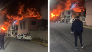 Bomberos de Tultepec controlan incendio de pastizales y tubos de polietileno en Hacienda del Jardín II