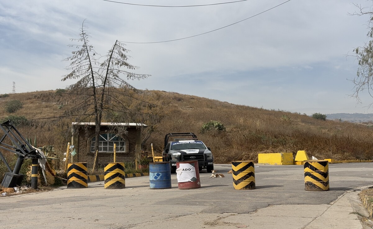 Ante el cierre de este tiradero, a pocos metros se abrió otro basurero a cielo abierto que estaría invadiendo un área protegida. Foto: Arturo Contreras / EL UNIVERSAL Edomex