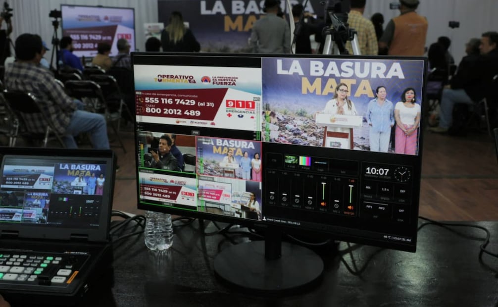 Brigadas municipales realizan intensas labores de desazolve y limpieza de infraestructura hidráulica en puntos de alto riesgo. Foto Especial