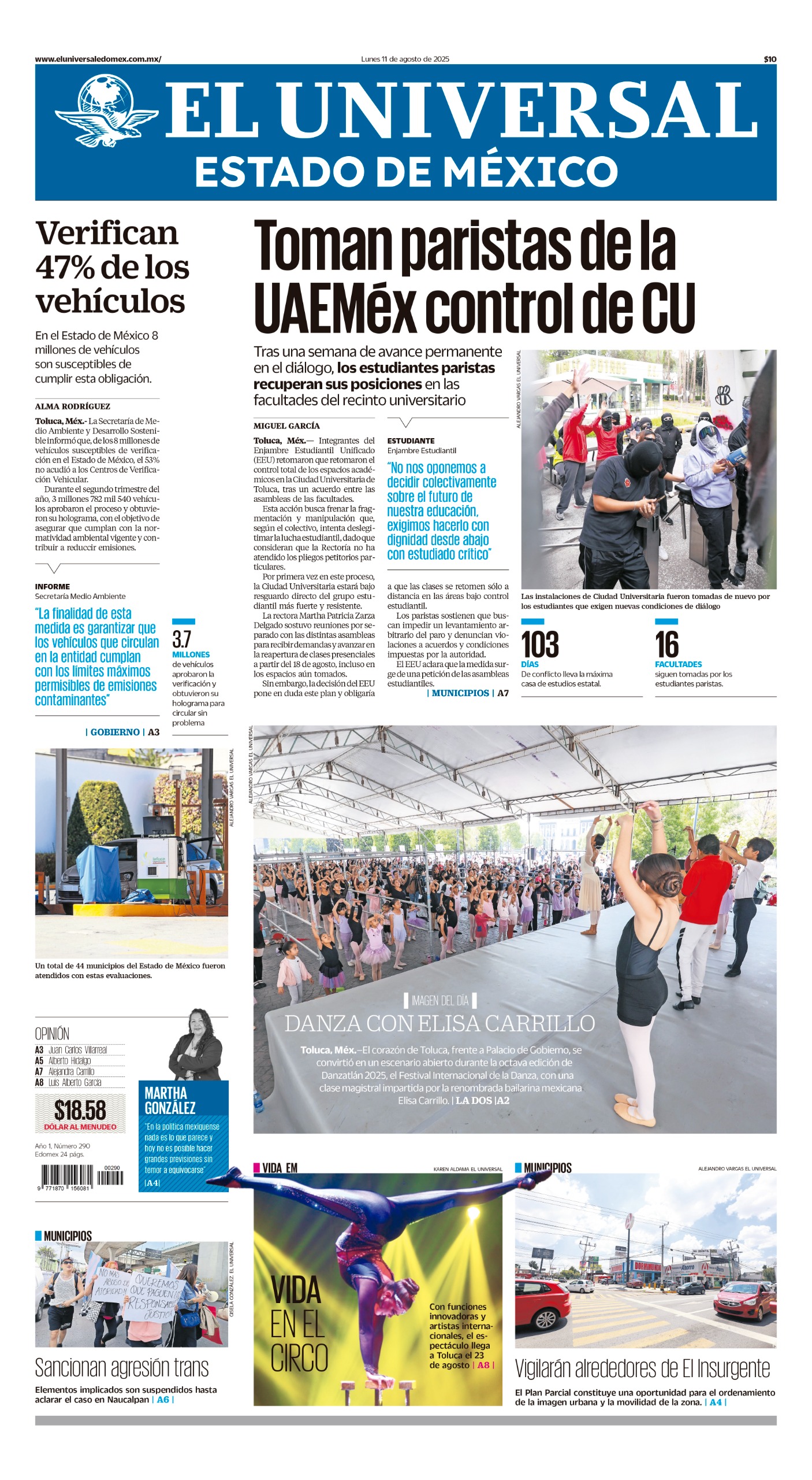 Portada 11 de agosto 2025