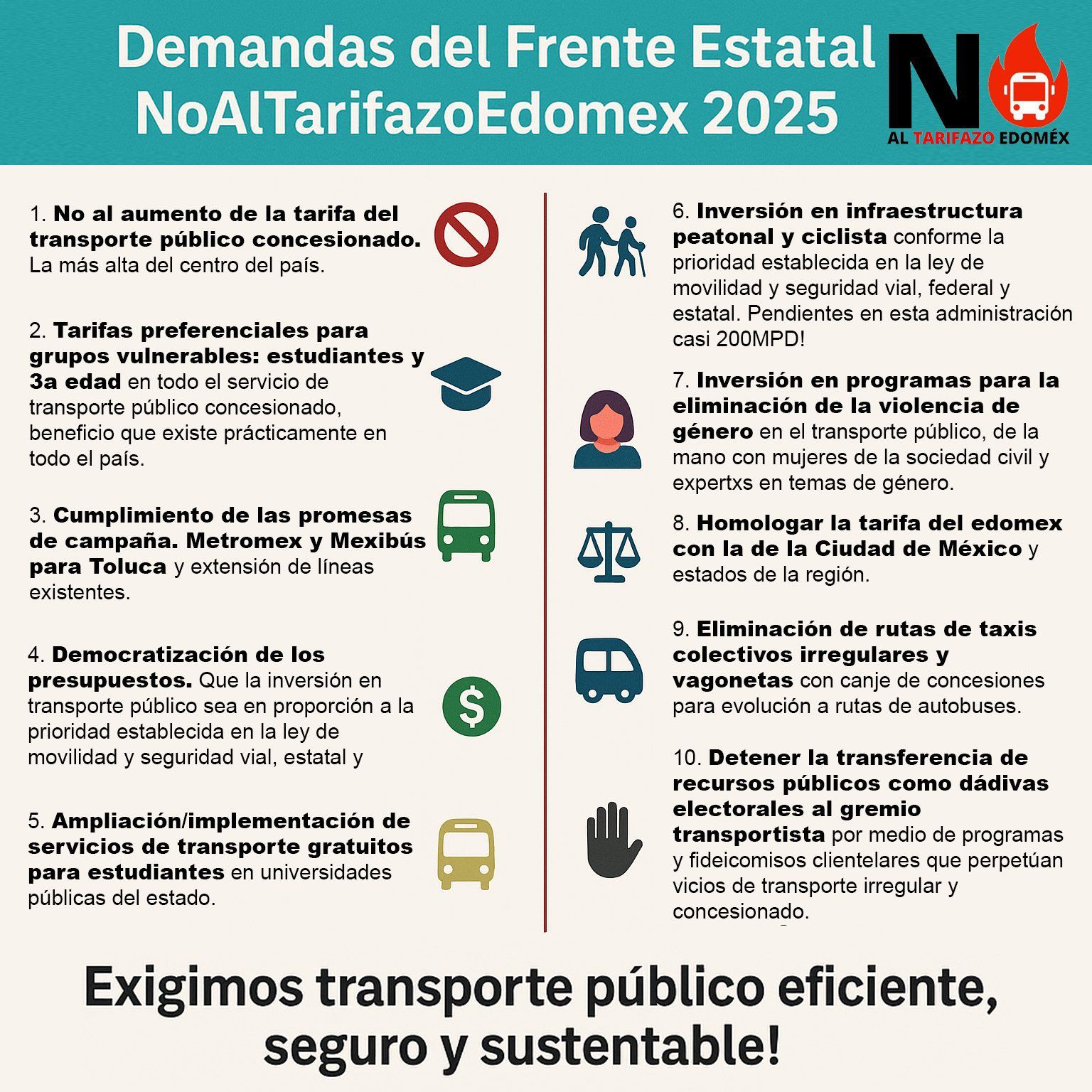 Demandas de colectivos / Foto Especial