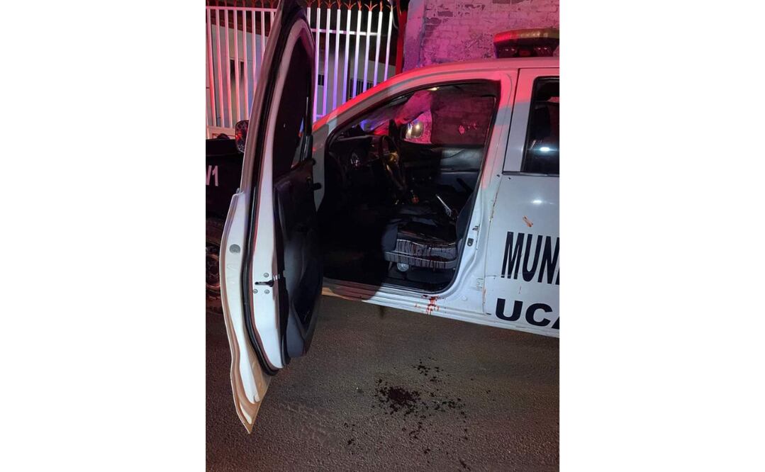 Dos policías municipales, fueron baleados en la colonia Ampliación Emiliano Zapata / Foto: Especial