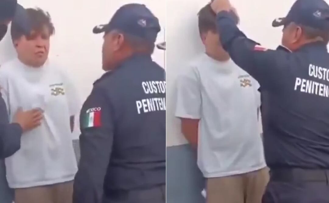 Un video comenzó a circular en redes sociales donde se muestra a custodios del Penal de Barrientos agredir físicamente a “Fofo” Márquez. Foto: Captura de pantalla