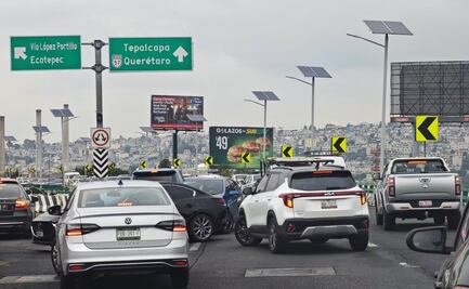 Manifestación en Cuautitlán afecta la México-Querétaro y el viaducto elevado