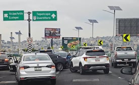 Manifestación en Cuautitlán afecta la México-Querétaro y el viaducto elevado