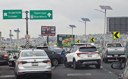 Manifestación en Cuautitlán afecta la México-Querétaro y el viaducto elevado