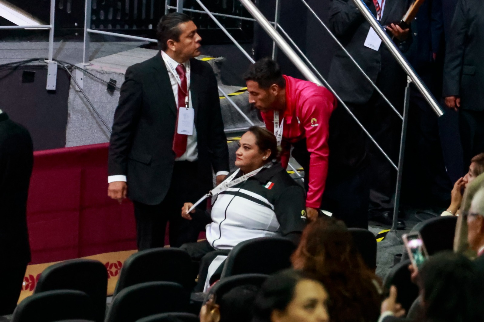 “Estoy muy contenta de estar en el evento y más porque han mostrado apertura y confianza con los atletas del Estado de México. En mi caso siempre he recibido apoyo”, dijo la mexiquense. Foto Alejandro Vargas