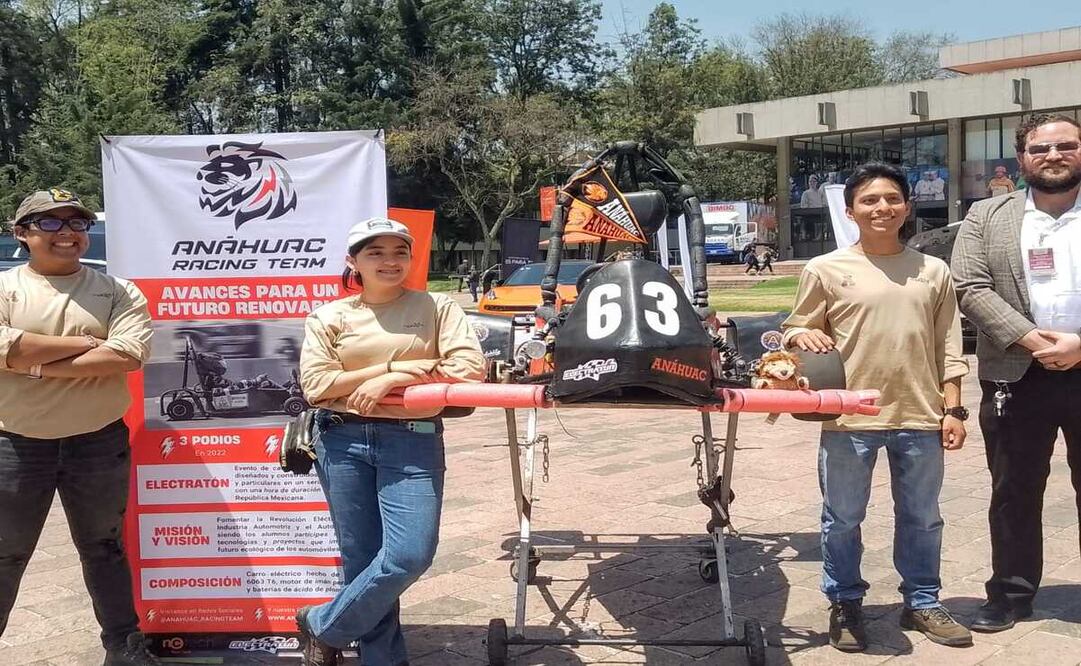 Billy es un vehículo eléctrico que estudiantes de la Universidad Anáhuac desarrollan y perfeccionan / Foto: Rebeca Jiménez