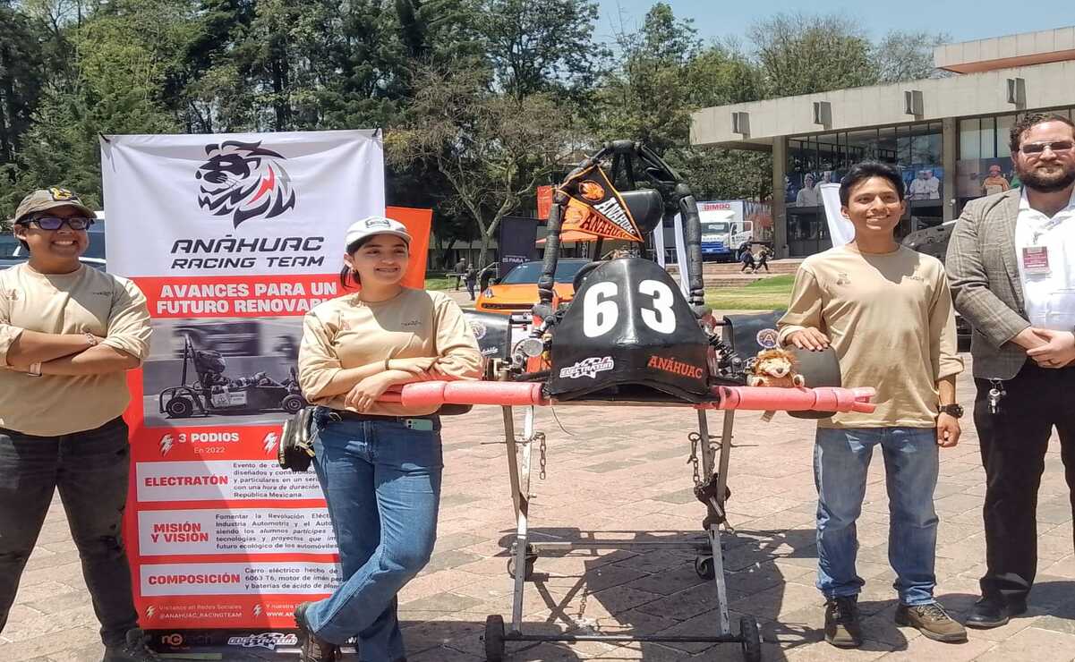 Billy es un vehículo eléctrico que estudiantes de la Universidad Anáhuac desarrollan y perfeccionan / Foto: Rebeca Jiménez