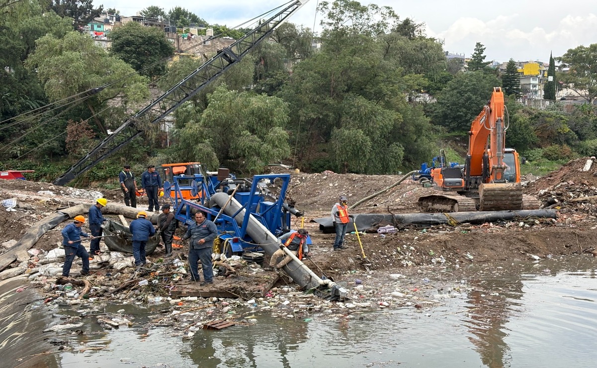 Las aguas de Huixquilucan bajan y atraviesan alrededor de 10 colonias hasta llegar a la presa Los Cuartos. Foto: Arturo Contreras / El Universal Estado de México
