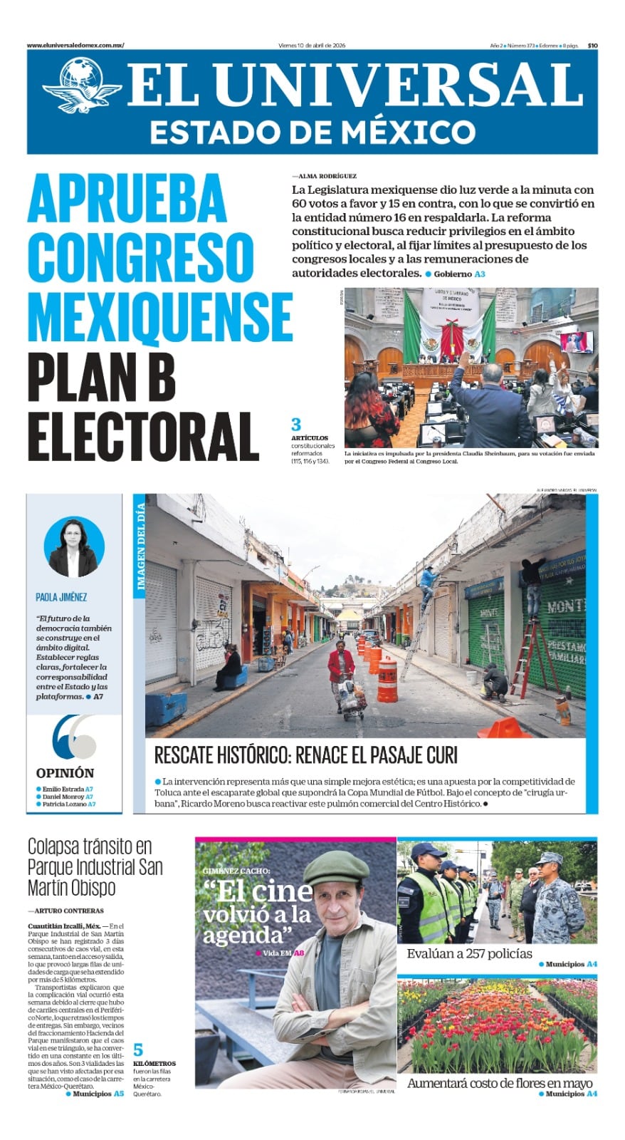 Portada 10 de abril de 2026