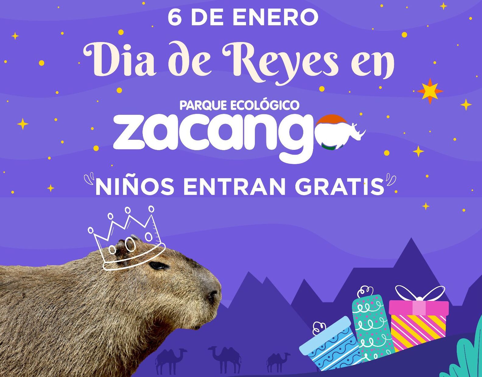¡Zacango gratis! Celebra el Día de Reyes en familia