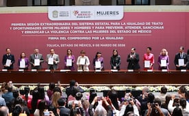 Edomex firma compromiso histórico por la igualdad; Delfina Gómez encabeza el pacto con los 125 municipios