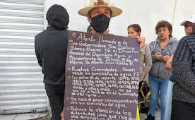 Vecinos exigen restablecer abasto de agua en Toluca