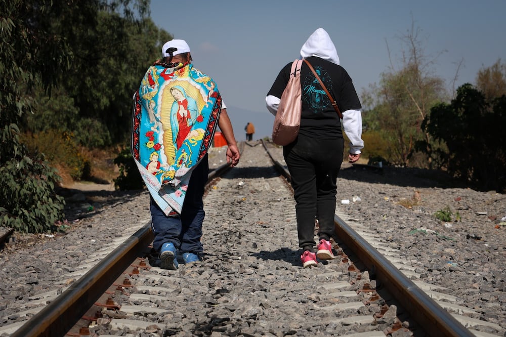 Nezahualcóyotl: Punto de partida hacia la Basílica. Foto Luis Camacho