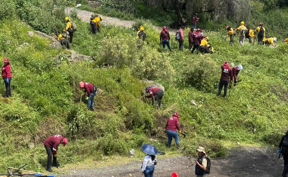 Edomex y CDMX realizan búsqueda de desaparecidos en la Sierra de Guadalupe