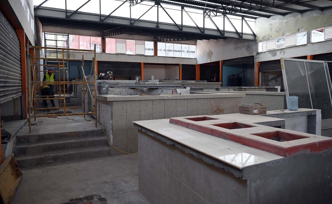 La Sedui realiza obras para renovar mercados municipales en Edomex. Foto: Especial