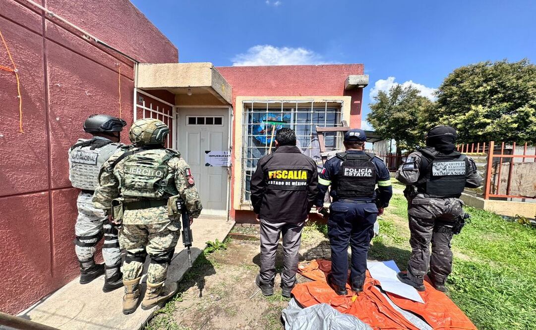 Elementos de corporaciones de los tres niveles de gobierno realizaron 11 cateos y 20 inspecciones en inmuebles localizados en 15 municipios del Edomex. Foto: Especial