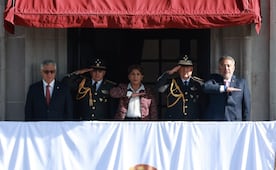 Desfilan más de 4 mil elementos en Desfile Cívico-Militar 