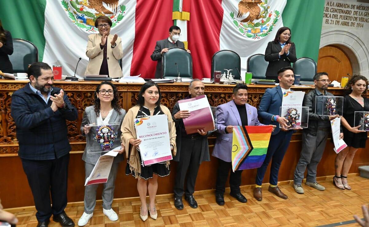 Congreso mexiquense reconoce a activistas LGBTTTIQ+ con la Presea "Israfil Filós Real"