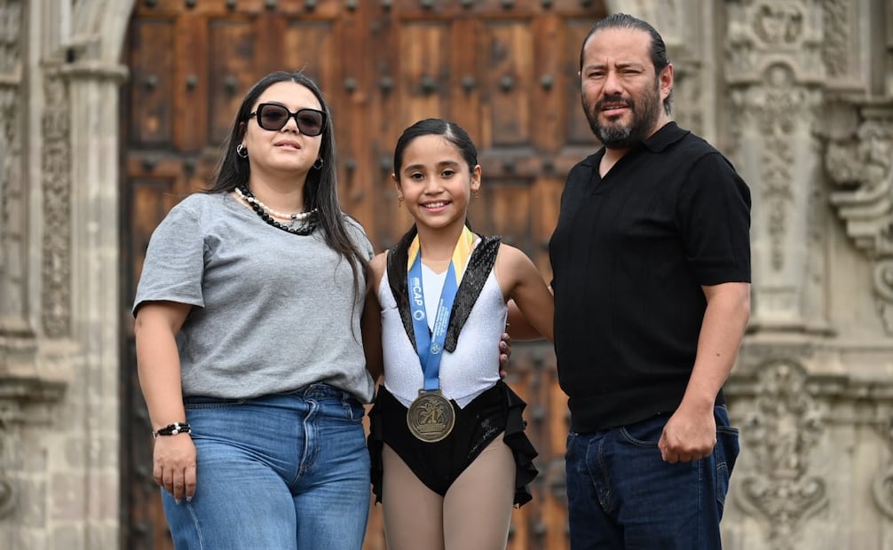Renata Hernández, atleta becada por el IMCUFIDE Tepotzotlán, demuestra el impacto del impulso al deporte local. Foto Especial