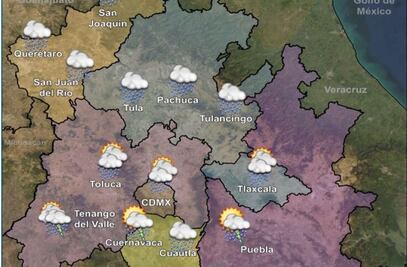 Clima Edomex: Intervalos nubosos y lluvias aisladas 