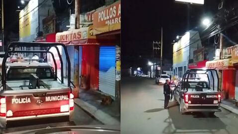 En video, exponen a policías de Teoloyucan por presunta extorsión a transportista