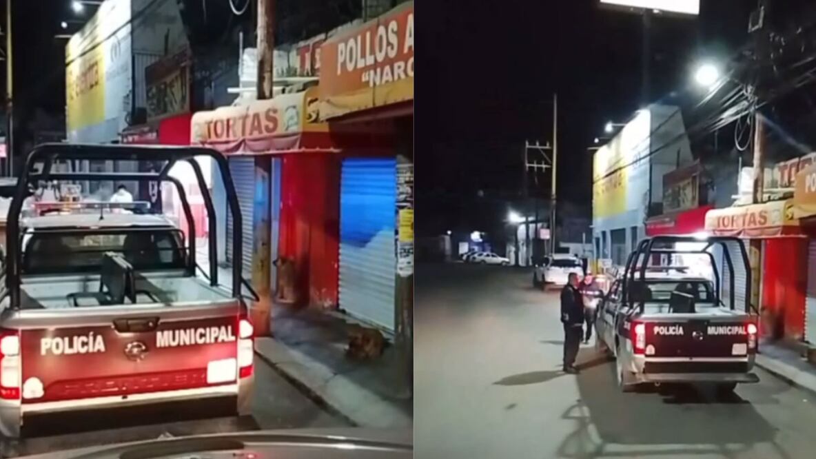 El video, grabado por un chofer procedente de Monterrey, muestra el momento en que el oficial sugiere un pago inmediato para "dar solución". Foto Especial