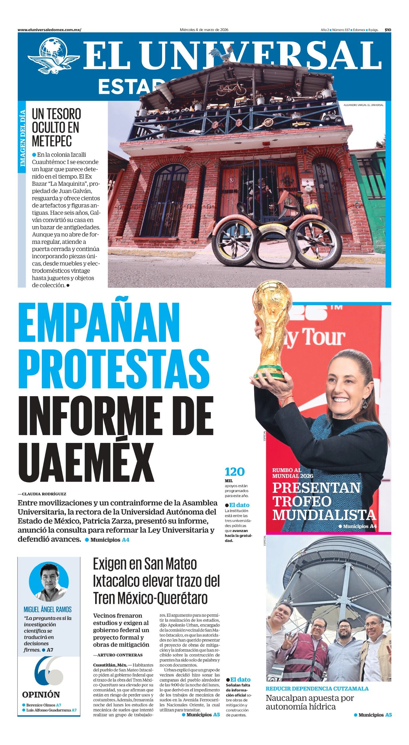 Portada 04 de marzo de 2026