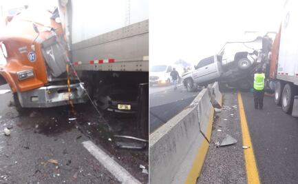 Xonacatlán: Choque múltiple deja seis lesionados en el Libramiento Bicentenario