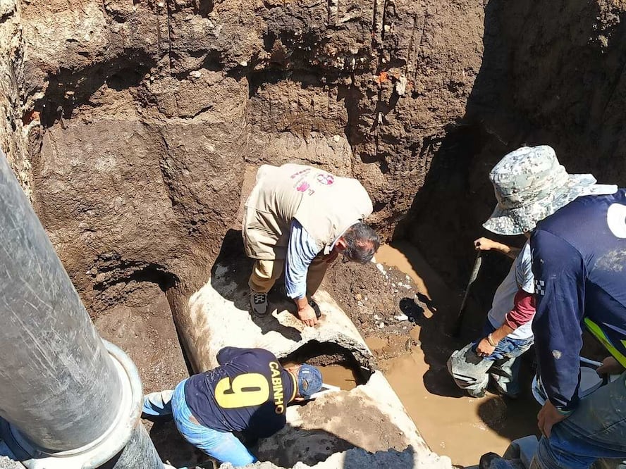 La línea de 10 pulgadas abastece a la zona industrial de Naucalpan y El Conde, con agua proveniente de los pozos de San Esteban y San Andrés Atoto, así como del tanque Los Remedios. Foto: Gisela Gónzalez/ El Universal
