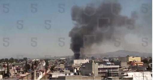 Incendio de pastizal en Granjas Jaltenco moviliza a servicios de emergencia en Ecatepec