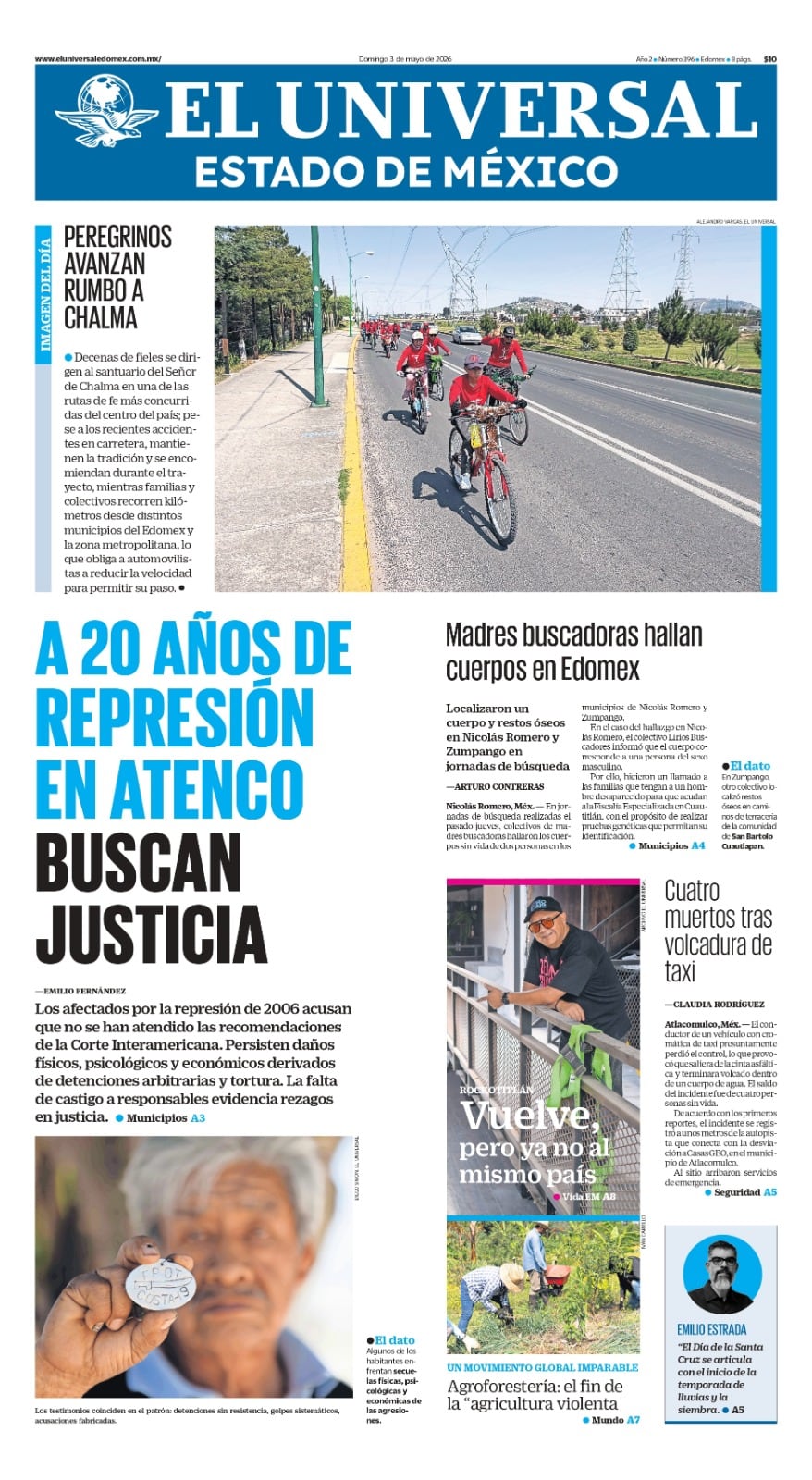 Portada del 03 de mayo