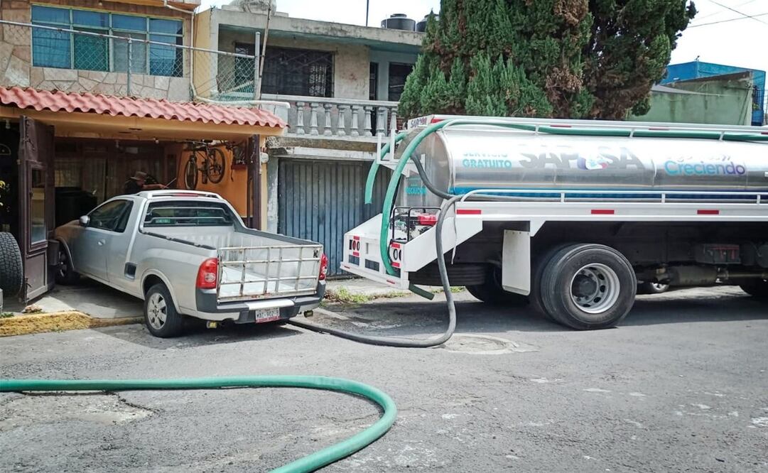 El suministro actual en Atizapán es de 900 litros por segundo; proyectan llegar a mil litros por segundo a finales de año / Foto Especial