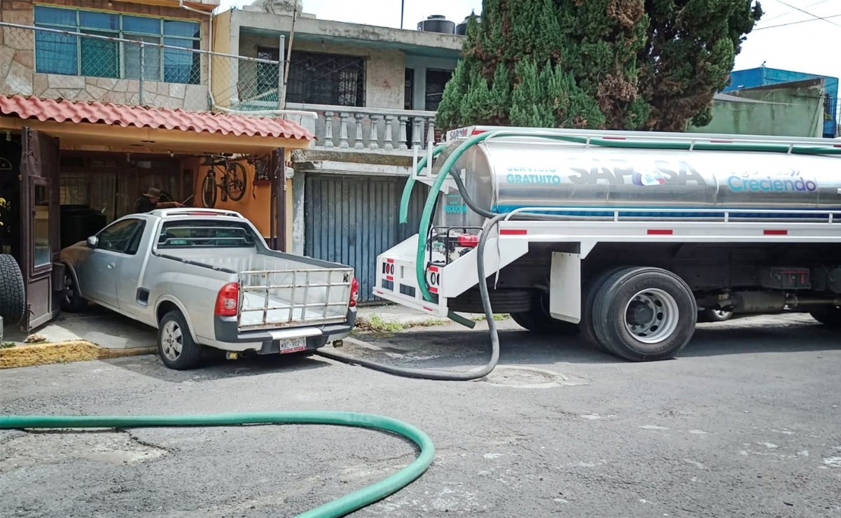 Suministro de agua en Atizapán sube a 900 litros por segundo, en Naucalpan alcanza los 800