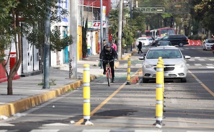 Ciclovía inconclusa en Isidro Fabela pone en riesgo a ciclistas de Toluca